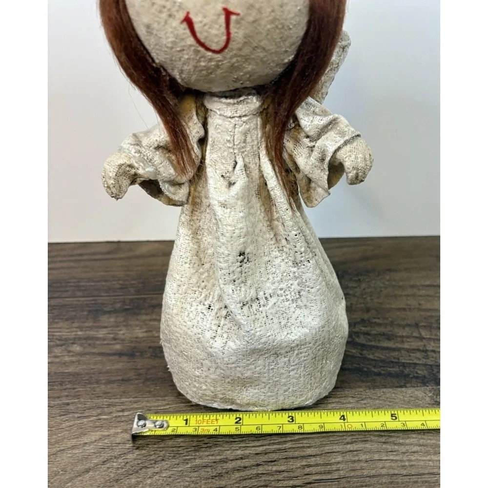 Vintage Christmas Angel Mache Original Style Dip N Drape 9